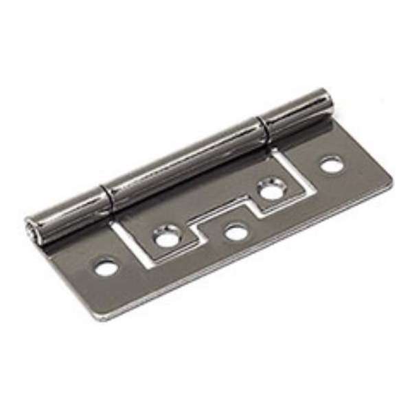 HANDSON Louvredeurscharnier 75 x 35 mm | verchroomd | vaste pen | set van 3 stuks HANDSON Louvredeurscharnier 75 x 35 mm | verchroomd | vaste pen | set van 3 stuks