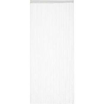Relaxdays Deurgordijn  Wit - 250 cm - Draad