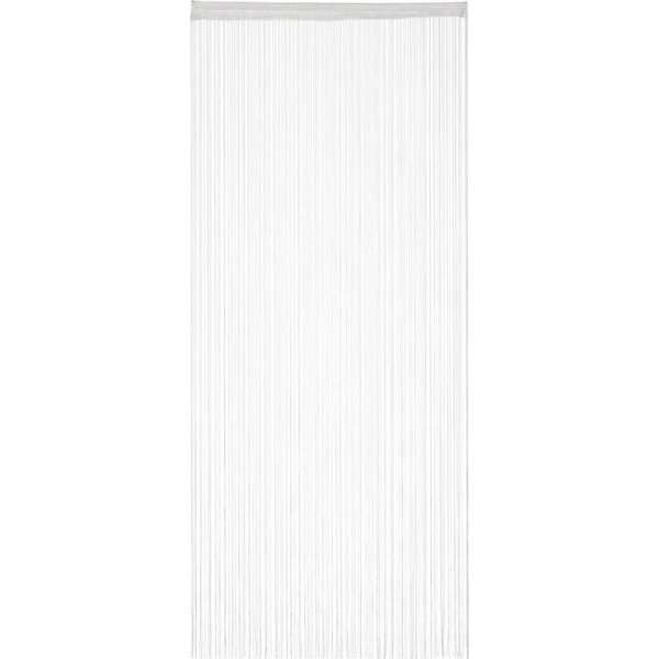 Relaxdays Deurgordijn  Wit - 250 cm - Draad
