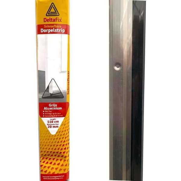 Dorpelstrip/Luxe Borstel Schroefbaar 1.10M 36 mm Aluminium Dorpelstrip/Luxe Borstel Schroefbaar 1.10M 36 mm Aluminium