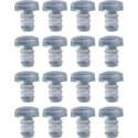 Set van 150 pvc dopjes, buffers, deurdempers (type 2, transparant, 5 mm)