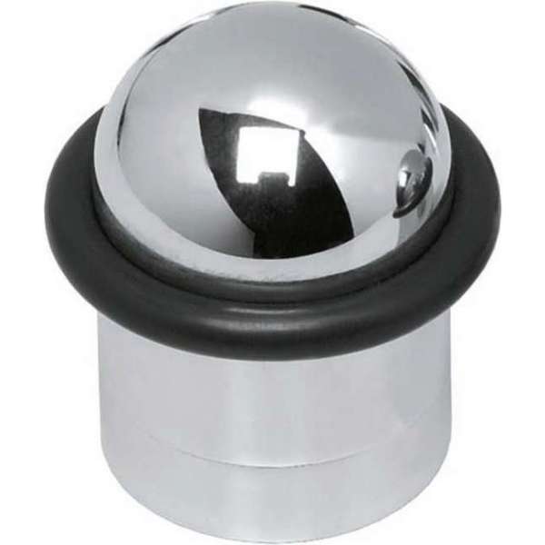 Intersteel Deurstop met ring chroom Intersteel Deurstop met ring chroom