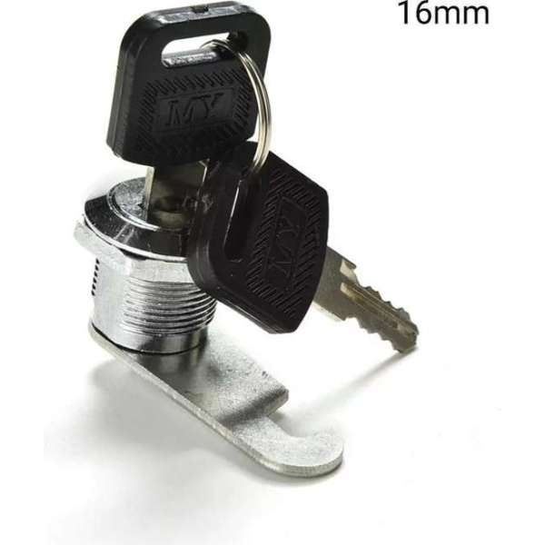 Cilinder Locker slot - 16mm | Brievenbus slot - Meubel slot - Lade slot - 2 sleutels Cilinder Locker slot - 16mm | Brievenbus slot - Meubel slot - Lade slot - 2 sleutels