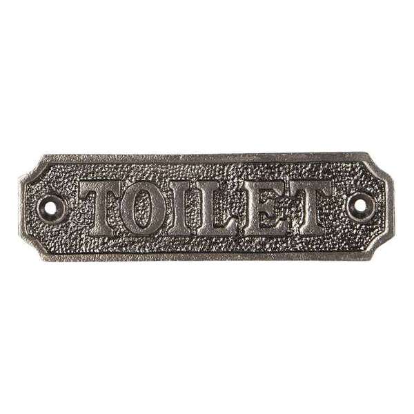 Clayre & Eef WC Bordje 11*3 cm Bruin Ijzer Rechthoek Toilet Toilet Bordje Tekstbord Wandbord Clayre & Eef WC Bordje 11*3 cm Bruin Ijzer Rechthoek Toilet Toilet Bordje Tekstbord Wandbord