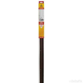 Dorpelstrip Borstel Schroefbaar Bruin 1,1M