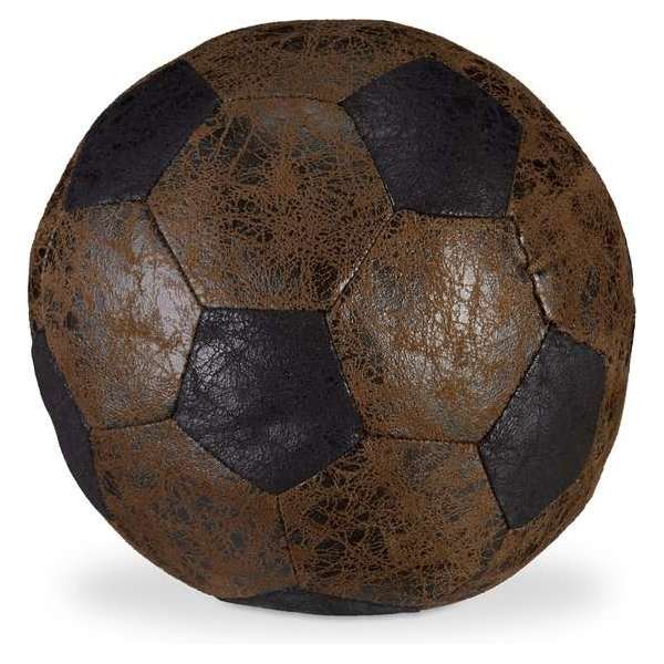 Relaxdays deurstopper voetbal - deurstop bal - deurbuffer - deurhouder - zwaar - stof Relaxdays deurstopper voetbal - deurstop bal - deurbuffer - deurhouder - zwaar - stof