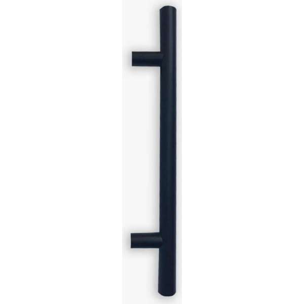 Kastgreep Marita - 192 mm - zwart - metaal - geschikt voor binnen - modern/industrieel Kastgreep Marita - 192 mm - zwart - metaal - geschikt voor binnen - modern/industrieel