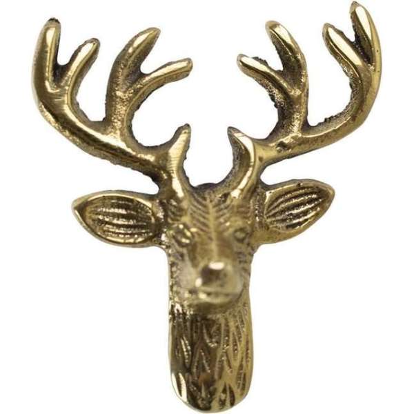 Goudkleurige Deurknop Hert (6 cm) Goudkleurige Deurknop Hert (6 cm)