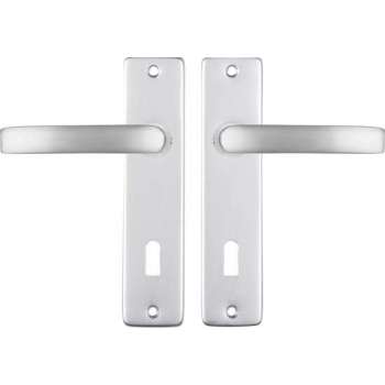 Starx Deurklink Aluminium – Deurbeslag – Deurschild voor Profielcilinder (PC55) – Deurklink Blok