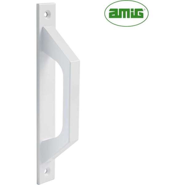 AMIG Deurgreep Schuifdeur – 198 x 25mm – Aluminium – Loftdeur - Wit AMIG Deurgreep Schuifdeur – 198 x 25mm – Aluminium – Loftdeur - Wit