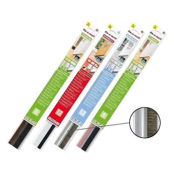 Tochtlat Premium zelfklevend - Aluminium Alluminium Tochtlat Premium zelfklevend - Aluminium Alluminium