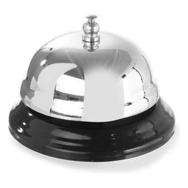 Receptiebel Verchroomd - Hendi - met Metalen Voet - Ø85x60mm Receptiebel Verchroomd - Hendi - met Metalen Voet - Ø85x60mm