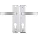 Starx Deurklink Aluminium – Deurbeslag – Deurschild voor Profielcilinder (PC72) – Deurklink Blok
