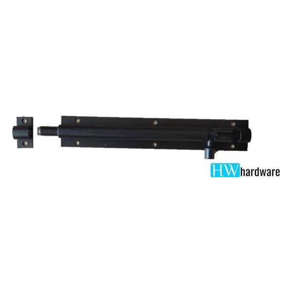 Schuifgrendel - zwart - 150mm (lang) Schuifgrendel - zwart - 150mm (lang)