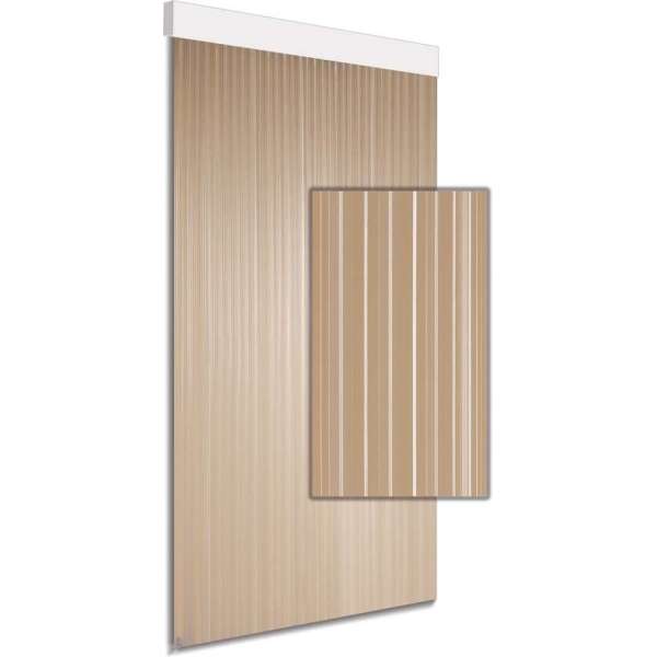 Voordelig Vliegengordijn/deurgordijn linten transparant 90x220 Voordelig Vliegengordijn/deurgordijn linten transparant 90x220