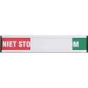 Niet storen schuifbordje Klein, afmetingen 1.6 cm x 10 cm