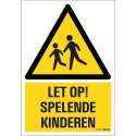 Pickup bord 23x33 cm Combinatie - Let op spelende kinderen