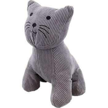 Deurstopper - Grijs - Poes - Kat - Deurstop