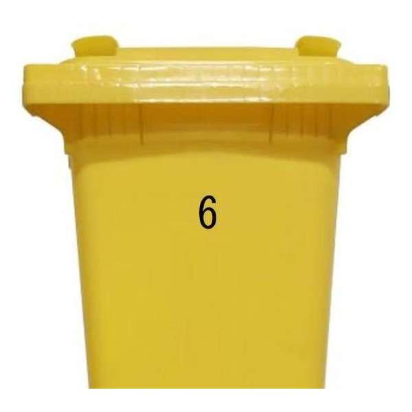 Cijfersticker – nummer 6 - zwart - 10 cm - klikosticker - containersticker - brievenbussticker Cijfersticker – nummer 6 - zwart - 10 cm - klikosticker - containersticker - brievenbussticker