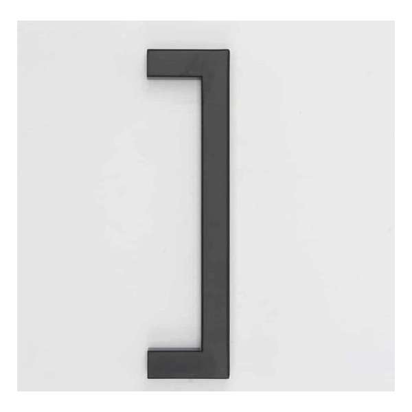 Deurgreep Joost - 128 mm - zwart - metaal - geschikt voor binnen - modern/industrieel Deurgreep Joost - 128 mm - zwart - metaal - geschikt voor binnen - modern/industrieel