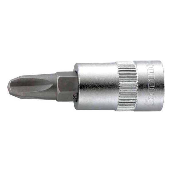 "Schroevendraaier-inzetstuk CV-staal 1/4", PH3x36mm FORMAT" "Schroevendraaier-inzetstuk CV-staal 1/4", PH3x36mm FORMAT"