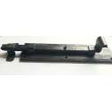 Zwarte deur of raam grendel 200 mm smeedijzer zwart