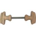 Beukenhouten deur klink, deurklink, met freesrand 7x3.5x5.5cm