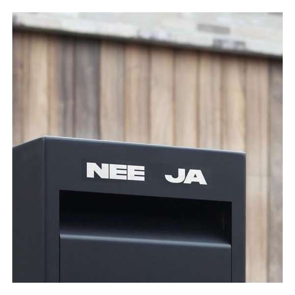 Brievenbussticker - BOLD - Nee/Ja - Design Brievenbussticker - BOLD - Nee/Ja - Design