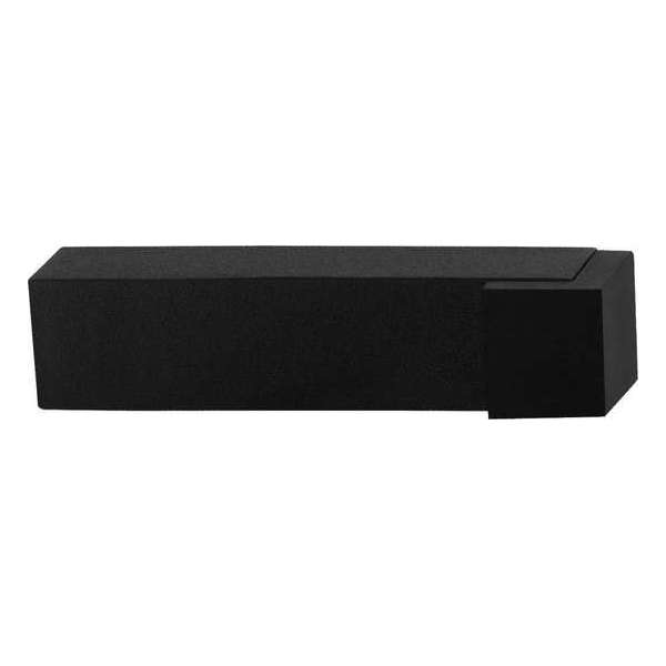 GPF8738.61 zwart deurstopper vierkant 85x20mm GPF8738.61 zwart deurstopper vierkant 85x20mm