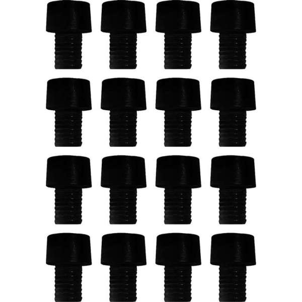 Set van 150 pvc dopjes, buffers, deurdempers (type 4, zwart, 6 mm) Set van 150 pvc dopjes, buffers, deurdempers (type 4, zwart, 6 mm)
