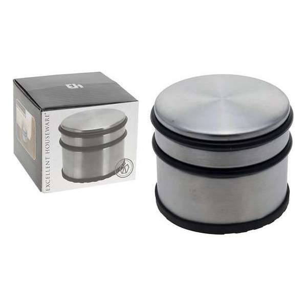 Home & Style RVS deurstopper rond 1,2 kg 9 x 7,5 cm Home & Style RVS deurstopper rond 1,2 kg 9 x 7,5 cm