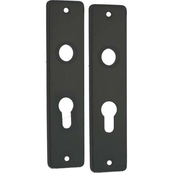 Kortschild pc55 – aluminium – zwart Kortschild pc55 – aluminium – zwart