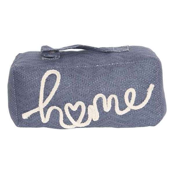 Clayre & Eef Deurstopper DT0286 24*9*11 cm Blauw Polyester Rechthoek Clayre & Eef Deurstopper DT0286 24*9*11 cm Blauw Polyester Rechthoek