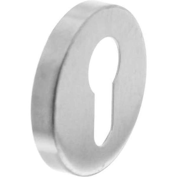 Intersteel Rozet rond met profielcilindergat rvs geborsteld Intersteel Rozet rond met profielcilindergat rvs geborsteld