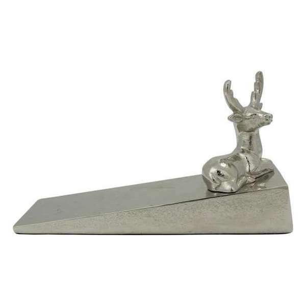 Mars & More deurstopper Hert RAW Aluminium 21 cm Mars & More deurstopper Hert RAW Aluminium 21 cm