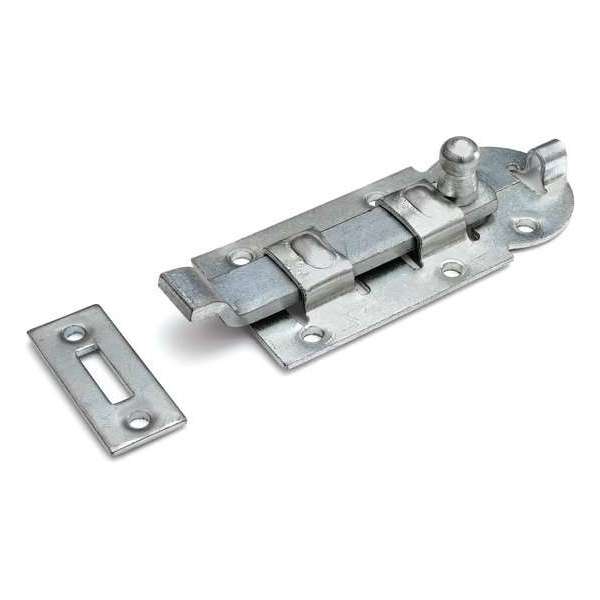 1x stuks rolschuif / rolschuiven met bocht staal verzinkt 5,6 x 12 cm - bochtmodel - profielrolschuiven / poortslot / hekgrendel 1x stuks rolschuif / rolschuiven met bocht staal verzinkt 5,6 x 12 cm - bochtmodel - profielrolschuiven / poortslot / hekgrendel