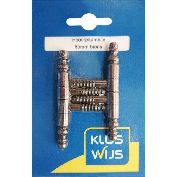 KLUSWIJS inboorpaumelle 65mm brons klassieke vormgeving KLUSWIJS inboorpaumelle 65mm brons klassieke vormgeving