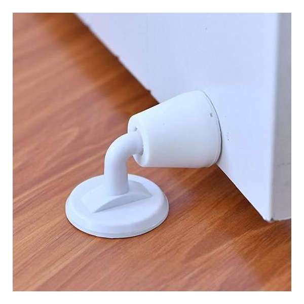 Deur Stopper - Anti Bump Deur Houder - Silliconen - Touch Wc- Muur - Deur Houder Wit Deur Stopper - Anti Bump Deur Houder - Silliconen - Touch Wc- Muur - Deur Houder Wit