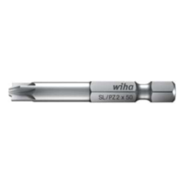 Wiha Bit Professional 1/4" Sl/pz2 X 90 Mm Staal Zilver Wiha Bit Professional 1/4" Sl/pz2 X 90 Mm Staal Zilver