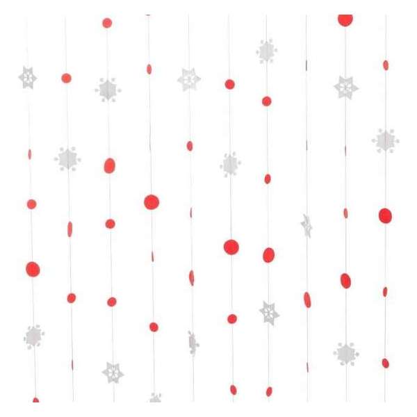 2LIF Snowfall Rood Draadgordijn deur - 90 x 250 cm 2LIF Snowfall Rood Draadgordijn deur - 90 x 250 cm