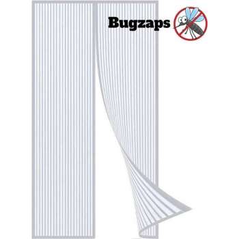 BUGZAPS ® delux - vliegengordijn deur magnetisch-100x210 – wit - Hor gordijnen - Hordeuren - Deurgordijn