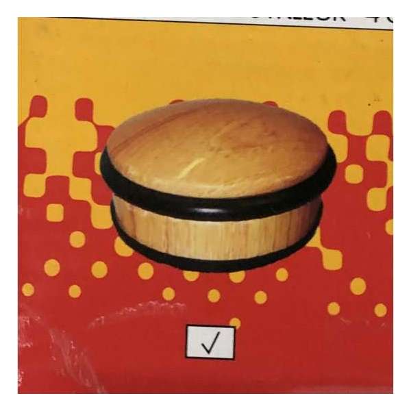 Deltafix deurstopper houtkleur lichtbruin 4 cm x 10 cm 1150 gram Deltafix deurstopper houtkleur lichtbruin 4 cm x 10 cm 1150 gram