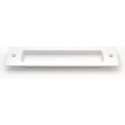 Barnwoodweb deurgreep Seattle wit gepoedercoat staal 53x203 mm