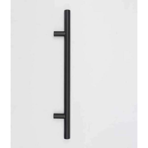 Meubelgreep Marita - 160 mm - zwart - metaal - geschikt voor binnen - modern/industrieel Meubelgreep Marita - 160 mm - zwart - metaal - geschikt voor binnen - modern/industrieel