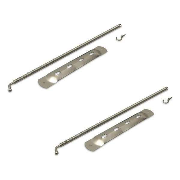2x stuks spiraaltrekveer / spiraaltrekveren staal 1,2 x 32 cm - automatisch sluiten van deuren - deursluiters / deurveren 2x stuks spiraaltrekveer / spiraaltrekveren staal 1,2 x 32 cm - automatisch sluiten van deuren - deursluiters / deurveren