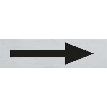 Pickup pijl deurbordje - 165 x 44 mm