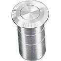 Vloerpot voor Kantschuif Heavy Duty voor stift 10mm RVS