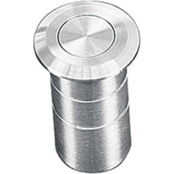 Vloerpot voor Kantschuif Heavy Duty voor stift 10mm RVS