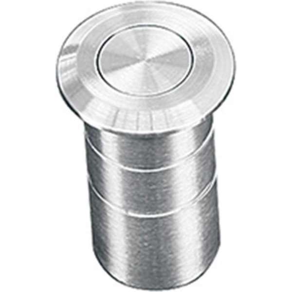 Vloerpot voor Kantschuif Heavy Duty voor stift 10mm RVS Vloerpot voor Kantschuif Heavy Duty voor stift 10mm RVS