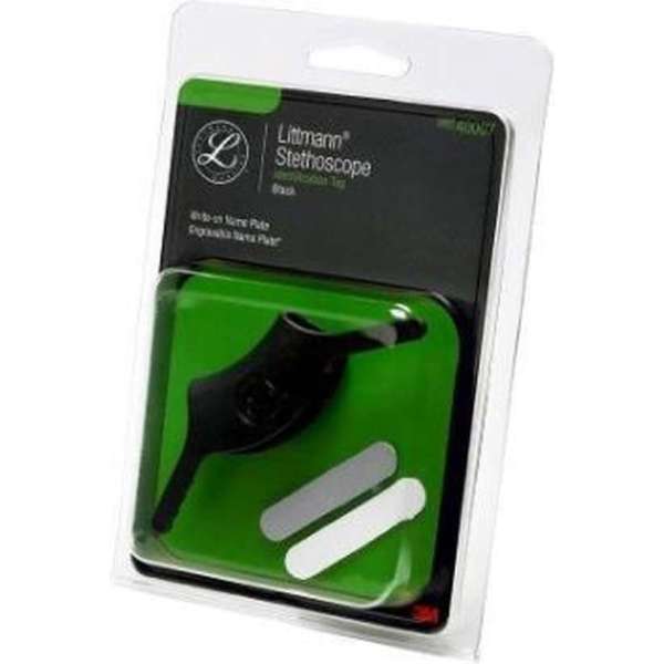 Littmann Identification Tag onderdelenkit, Zwart - 40007 Littmann Identification Tag onderdelenkit, Zwart - 40007